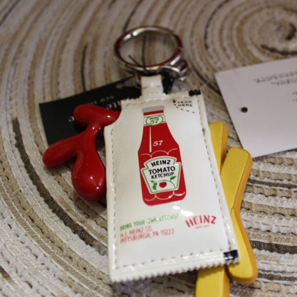 NWT Heinz X Kate Spade New York Large Tote and Key Fob STUNNING! - Picture 8 of 15